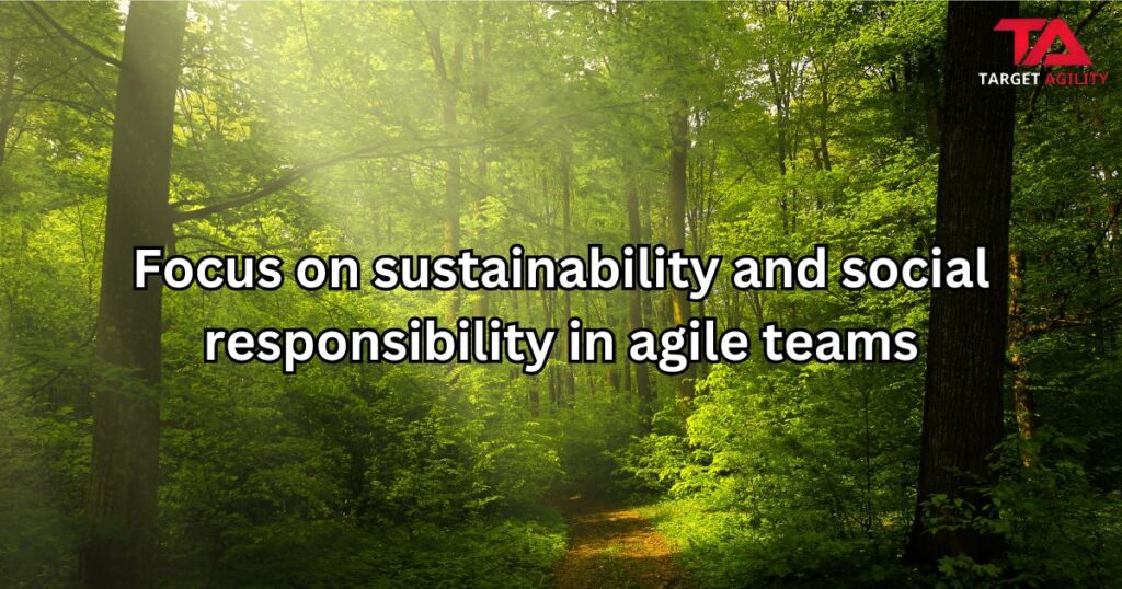 sustainability with agile